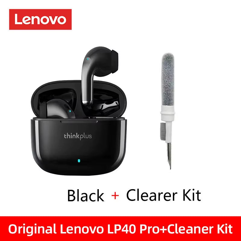 Original  LP40 Pro Headphones TWS Wireless Bluetooth Earphones Touch Control Sport Headset Stereo Earbuds for Android Ios