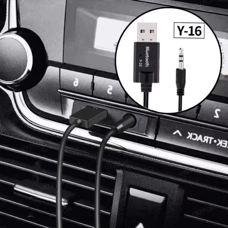 Wireless Audio Adapter Bluetooth 5.0 Receiver Car Kit 3.5MM 3.5 Jack AUX Auto Stereo Music USB Dongle for Car Speaker Amplifier