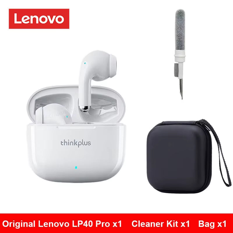 Original  LP40 Pro Headphones TWS Wireless Bluetooth Earphones Touch Control Sport Headset Stereo Earbuds for Android Ios