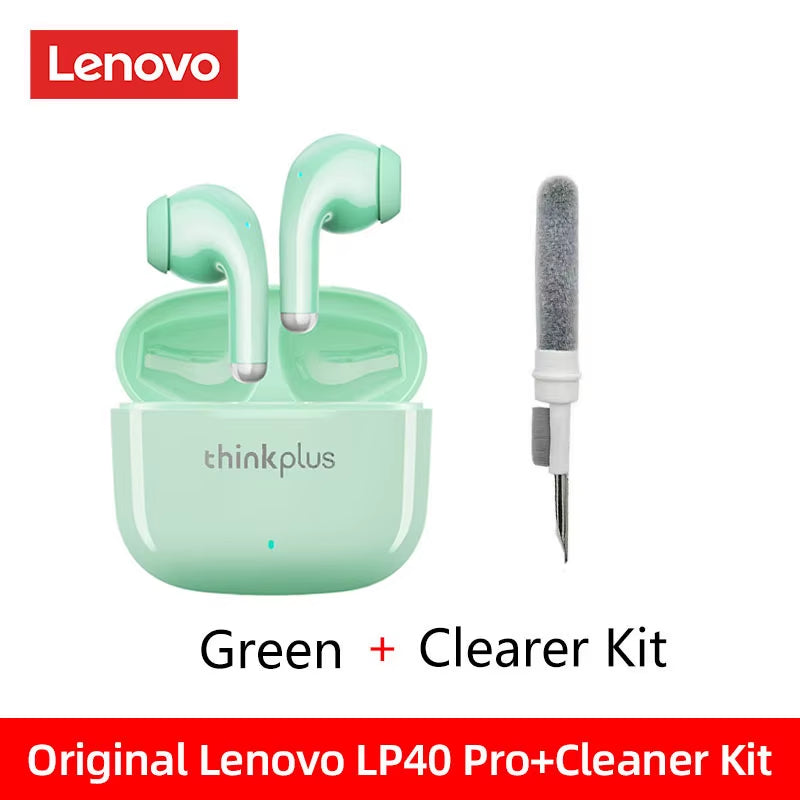 Original  LP40 Pro Headphones TWS Wireless Bluetooth Earphones Touch Control Sport Headset Stereo Earbuds for Android Ios