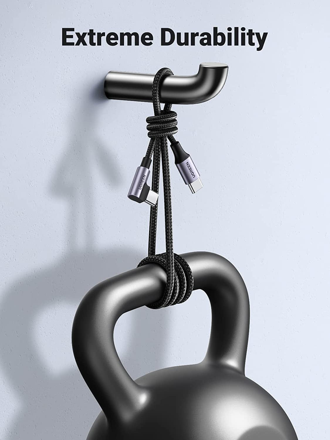 Right Angle USB C Cable 6.6FT 2-Pack, 60W USB C to USB C Cable 90 Degree Type C Cable for Iphone 17/16, Macbook Pro/Air, Ipad Pro 2022/Air 5/Mini 6, Galaxy S25/S24/S23, Pixel 10/9, Switch