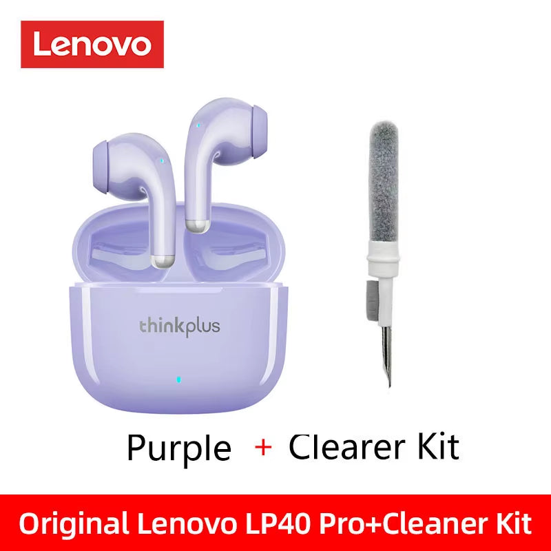 Original  LP40 Pro Headphones TWS Wireless Bluetooth Earphones Touch Control Sport Headset Stereo Earbuds for Android Ios